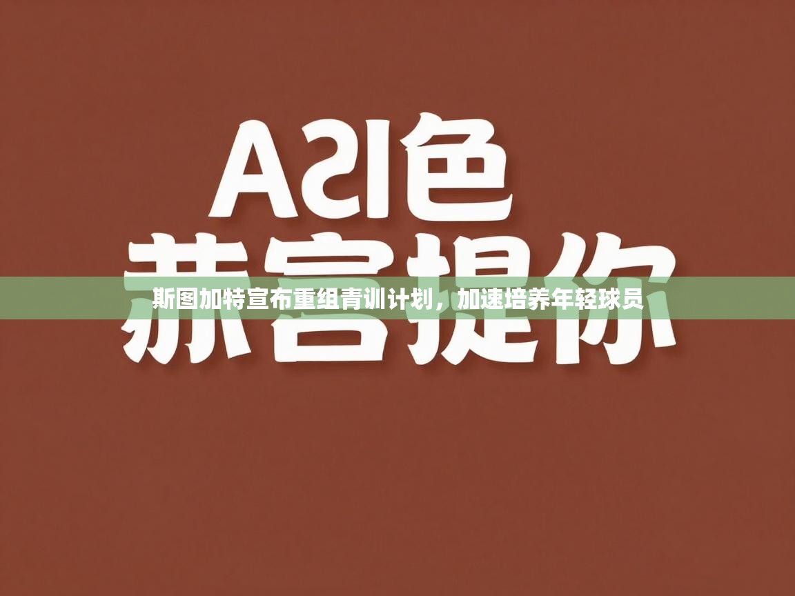 斯图加特宣布重组青训计划，加速培养年轻球员  第1张